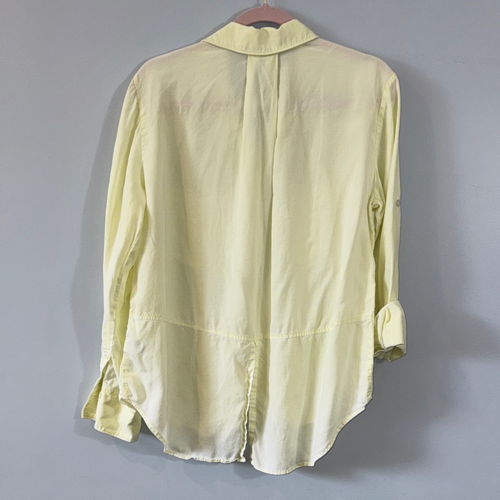 Cloth & Stone Light Yellow Button-Down Shirt - Picture 3 of 4